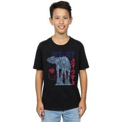 Star Wars - T-shirt AT-AT - Garçon (Noir)