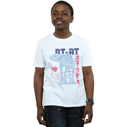 Star Wars - T-shirt AT-AT - Garçon (Blanc)