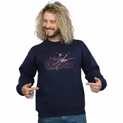 Star Wars - Sweat X-WING - Homme (Bleu marine)