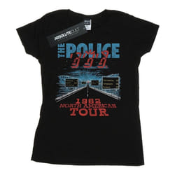 The Police - T-shirt NORTH AMERICAN TOUR V2 - Femme (Noir)