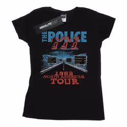 The Police - T-shirt NORTH AMERICAN TOUR V2 - Femme (Noir)