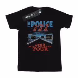 The Police - T-shirt NORTH AMERICAN TOUR V2 - Femme (Noir)