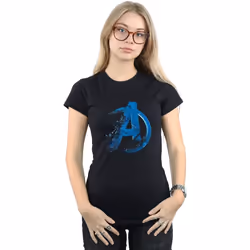 Marvel - T-shirt AVENGERS ENDGAME - Femme (Noir)