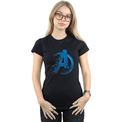 Marvel - T-shirt AVENGERS ENDGAME - Femme (Noir)