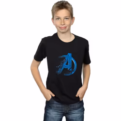 Marvel - T-shirt AVENGERS ENDGAME - Garçon (Noir)