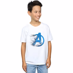 Marvel - T-shirt AVENGERS ENDGAME - Garçon (Blanc)