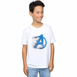 Marvel - T-shirt AVENGERS ENDGAME - Garçon (Blanc)