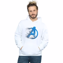 Marvel - Sweat à capuche AVENGERS ENDGAME - Homme (Blanc)