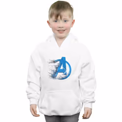 Marvel - Sweat à capuche AVENGERS ENDGAME - Garçon (Blanc)