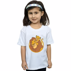 Disney - T-shirt THE LION KING - Fille (Blanc)
