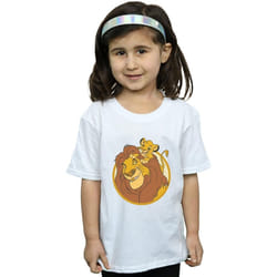 Disney - T-shirt THE LION KING - Fille (Blanc)