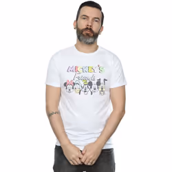 Disney - T-shirt FRIENDS FADED NOSTALGIA - Homme (Blanc)