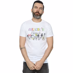 Disney - T-shirt FRIENDS FADED NOSTALGIA - Homme (Blanc)