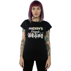 Disney - T-shirt FRIENDS FADED NOSTALGIA - Femme (Noir)