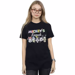 Disney - T-shirt FRIENDS FADED NOSTALGIA - Femme (Noir)