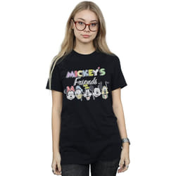 Disney - T-shirt FRIENDS FADED NOSTALGIA - Femme (Noir)