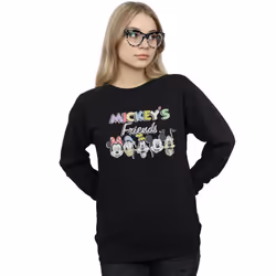 Disney - Sweat FRIENDS FADED NOSTALGIA - Femme (Noir)