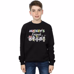 Disney - Sweat FRIENDS FADED NOSTALGIA - Garçon (Noir)