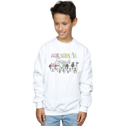 Disney - Sweat FRIENDS FADED NOSTALGIA - Garçon (Blanc)