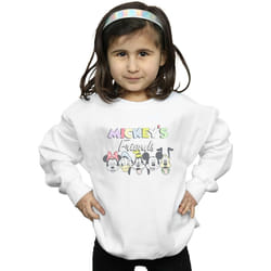 Disney - Sweat FRIENDS FADED NOSTALGIA - Fille (Blanc)