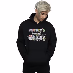 Disney - Sweat à capuche FRIENDS FADED NOSTALGIA - Homme (Noir)