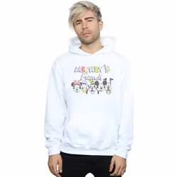 Disney - Sweat à capuche FRIENDS FADED NOSTALGIA - Homme (Blanc)