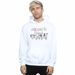 Disney - Sweat à capuche FRIENDS FADED NOSTALGIA - Homme (Blanc)