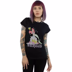 Disney - T-shirt THE LITTLE MERMAID FADED NOSTALGIA - Femme (Noir)