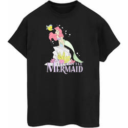 Disney - T-shirt THE LITTLE MERMAID FADED NOSTALGIA - Femme (Noir)