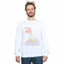 Disney - Sweat THE LITTLE MERMAID FADED NOSTALGIA - Homme (Blanc)
