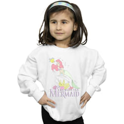 Disney - Sweat THE LITTLE MERMAID FADED NOSTALGIA - Fille (Blanc)