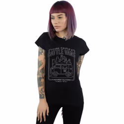 Marvel - T-shirt THE PUNISHER FRANK CASTLE'S BATTLE VANS - Femme (Noir)