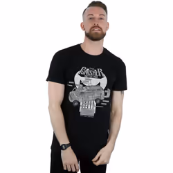 Marvel - T-shirt THE PUNISHER BATTLE VAN BREAKDOWN - Homme (Noir)