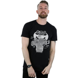 Marvel - T-shirt THE PUNISHER BATTLE VAN BREAKDOWN - Homme (Noir)