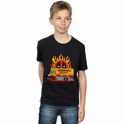 Marvel - T-shirt CHIMACHANGAS - Garçon (Noir)