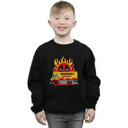 Marvel - Sweat CHIMACHANGAS - Garçon (Noir)