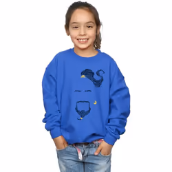 Disney - Sweat - Fille (Bleu roi)