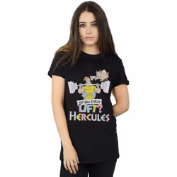 Disney - T-shirt DO YOU EVEN LIFT? - Femme (Noir)