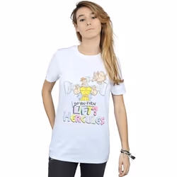 Disney - T-shirt DO YOU EVEN LIFT? - Femme (Blanc)