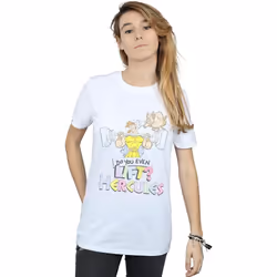 Disney - T-shirt DO YOU EVEN LIFT? - Femme (Blanc)