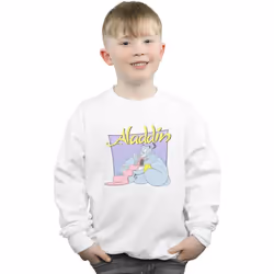 Disney - Sweat WISHING DUDE - Garçon (Blanc)