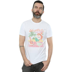 Disney - T-shirt THE LITTLE MERMAID GREETINGS FROM ATLANTICA - Homme (Blanc)