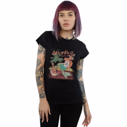 Disney - T-shirt THE LITTLE MERMAID GREETINGS FROM ATLANTICA - Femme (Noir)