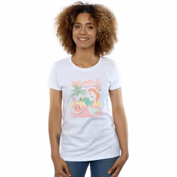 Disney - T-shirt THE LITTLE MERMAID GREETINGS FROM ATLANTICA - Femme (Blanc)