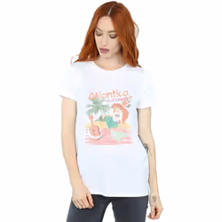 Disney - T-shirt THE LITTLE MERMAID GREETINGS FROM ATLANTICA - Femme (Blanc)