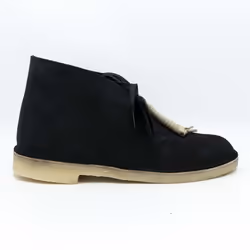 Chaussure Homme Clarks Desert Boot Bleu - Cuir suédé - Lacets - Semelle légèrement surélevée