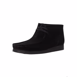 Bottes Clarks Wallabee Noir - Homme - Tige en cuir suédé - Semelle en crêpe