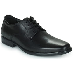 Chaussures À Lacets En Cuir Noir Pour Homme