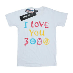 Marvel - T-shirt AVENGERS ENDGAME LOVE YOU - Homme (Blanc)