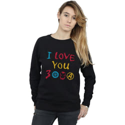 Marvel - Sweat AVENGERS ENDGAME LOVE YOU - Femme (Noir)